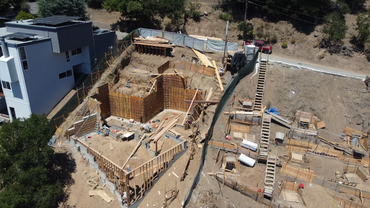 Oakwood Residence Home Construction During And Before